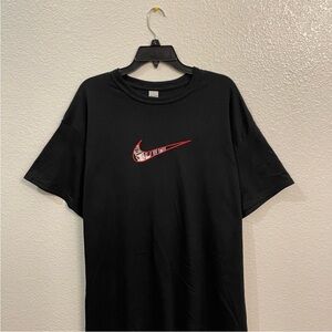 Itachi Nike black shirt anime Naruto